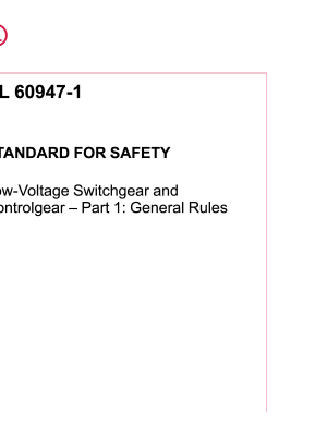 UL 60947-1 PDF UL 60947-1 PDF
